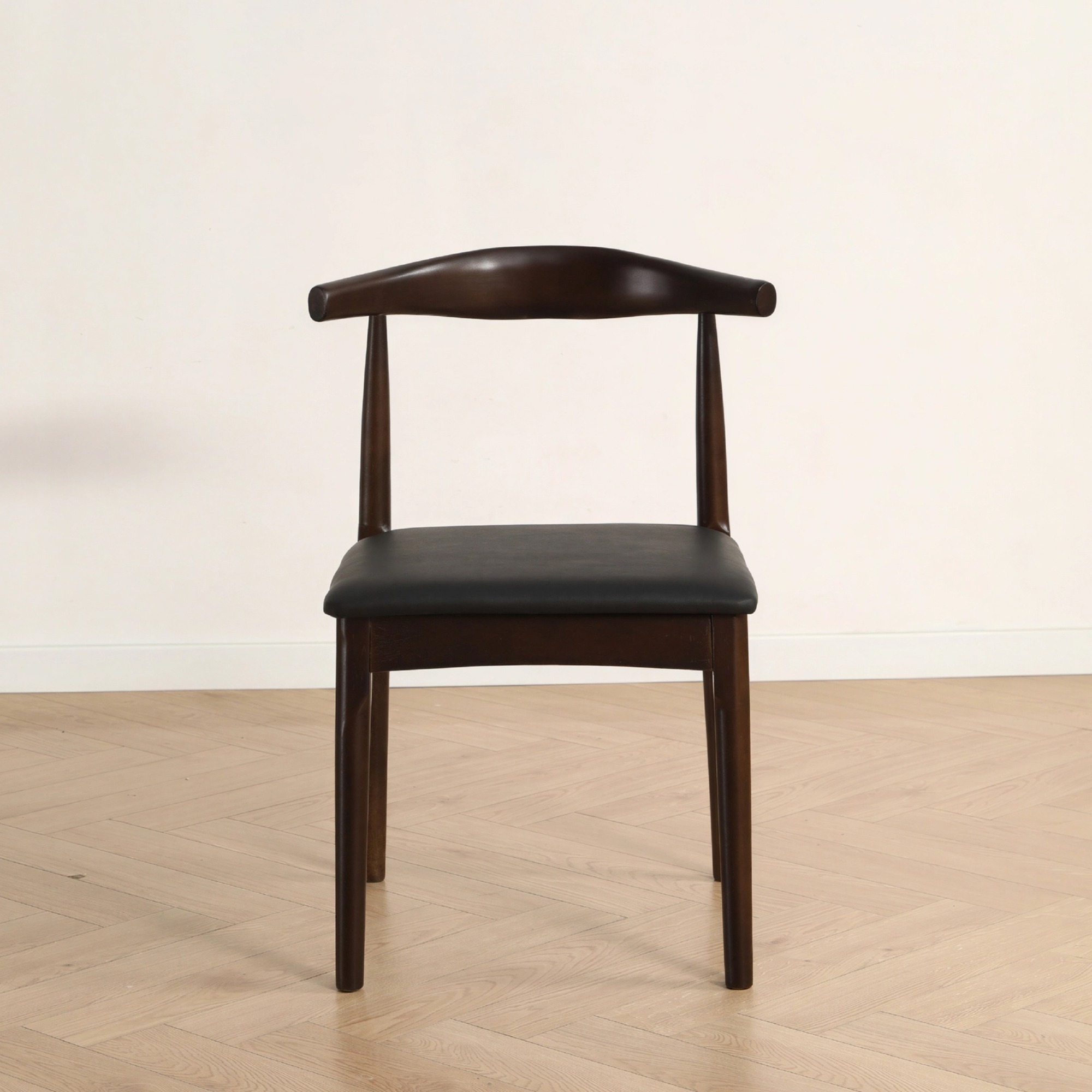 Chaise 'Fager' - Noyer/Noir