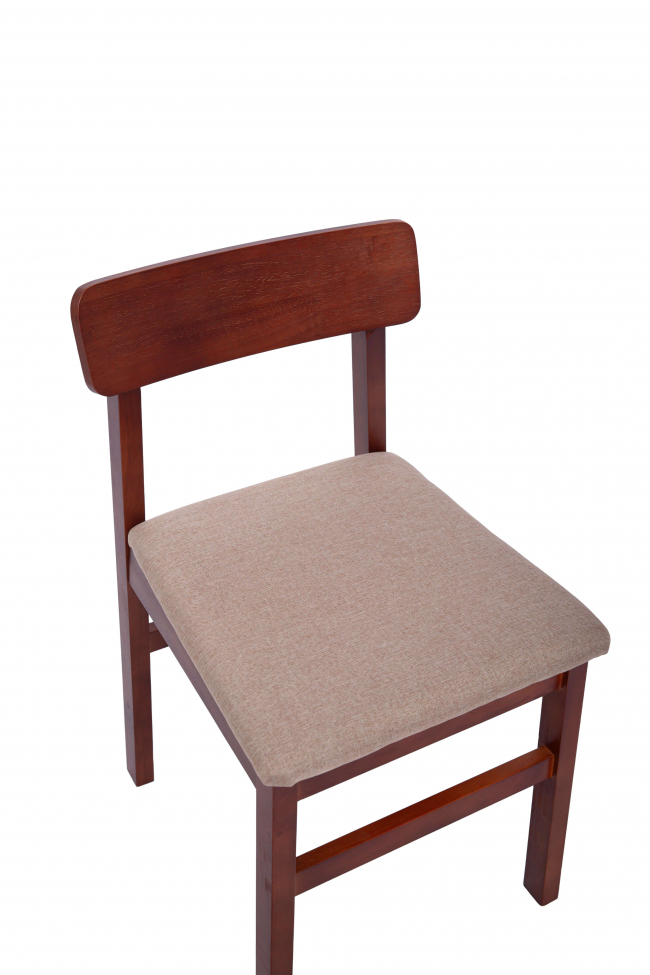 Chaise 'Ålesund' - Noyer/Beige