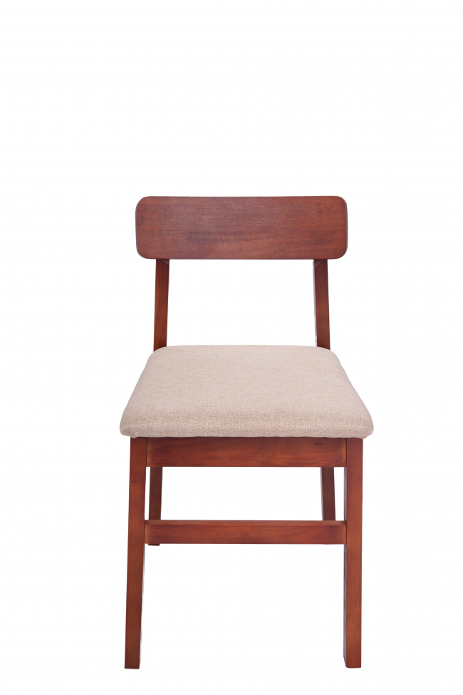 Chaise 'Ålesund' - Noyer/Beige