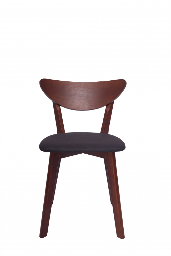 Chaise 'Sirdal' - Noyer/Gris foncé