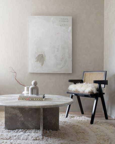 Chaise à bras 'Rotting' - Noir