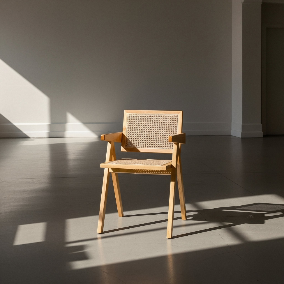 Fauteuil 'Rotting' – Naturel