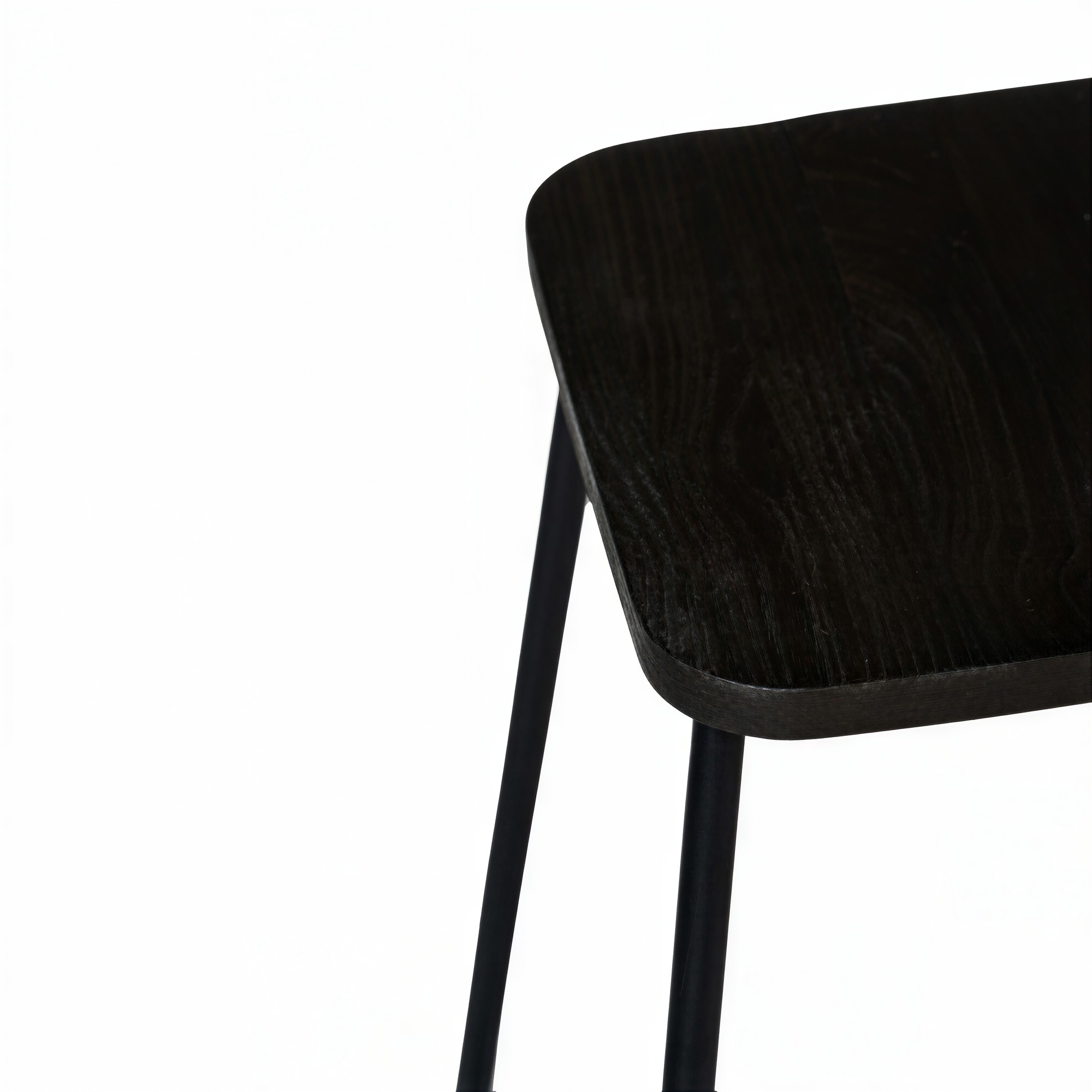 Tabouret 'Bor&aring;s' - Brun/Noir