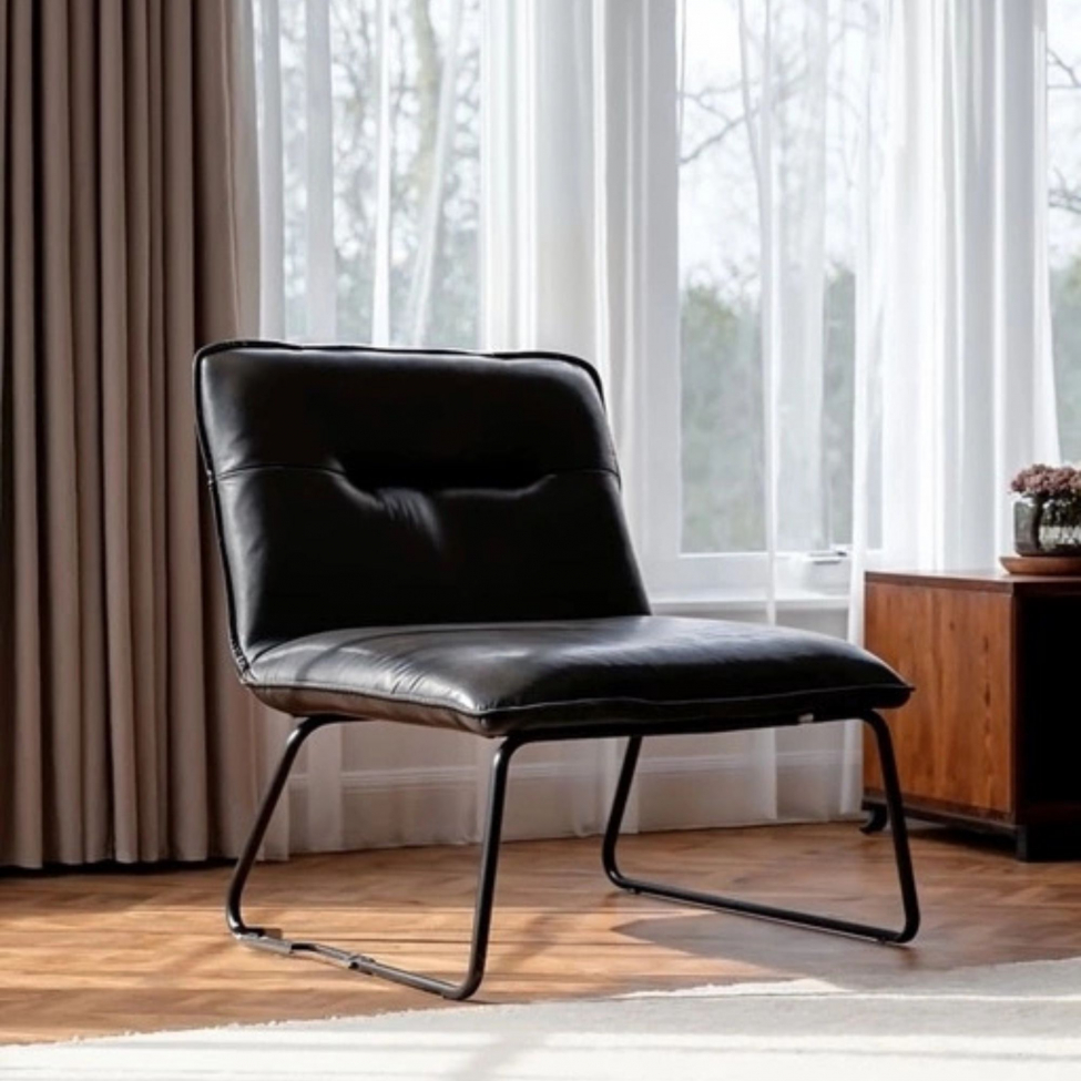 Fauteuil 'Chelsea' - Noir