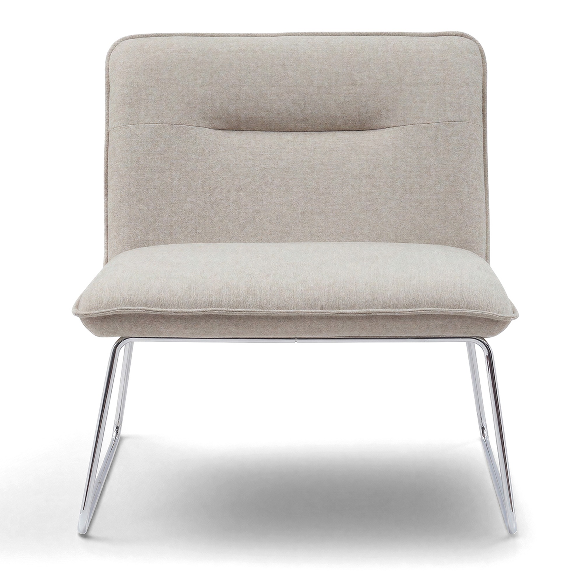 Fauteuil 'Chelsea' - Gris/métal