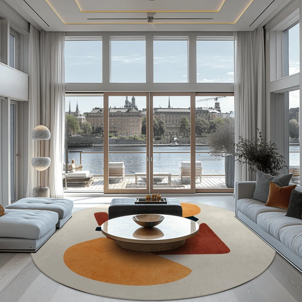 Tapis rond 'Beira' 160cm - Multi