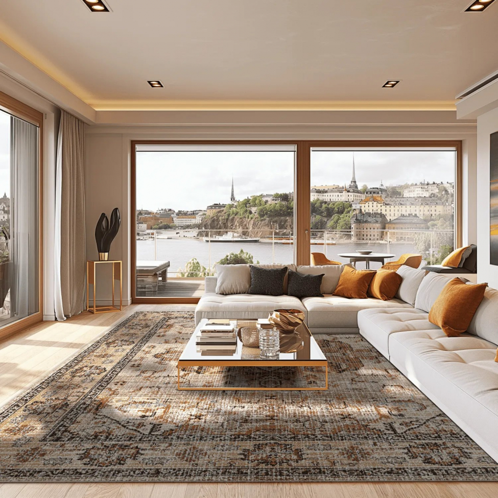 Tapis Wilton 'Siliana' 160x230cm - Beige