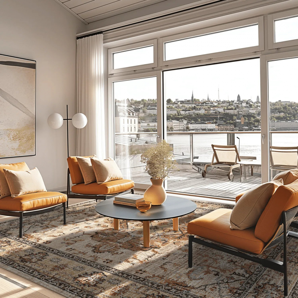 Tapis Wilton 'Siliana' 160x230cm - Beige