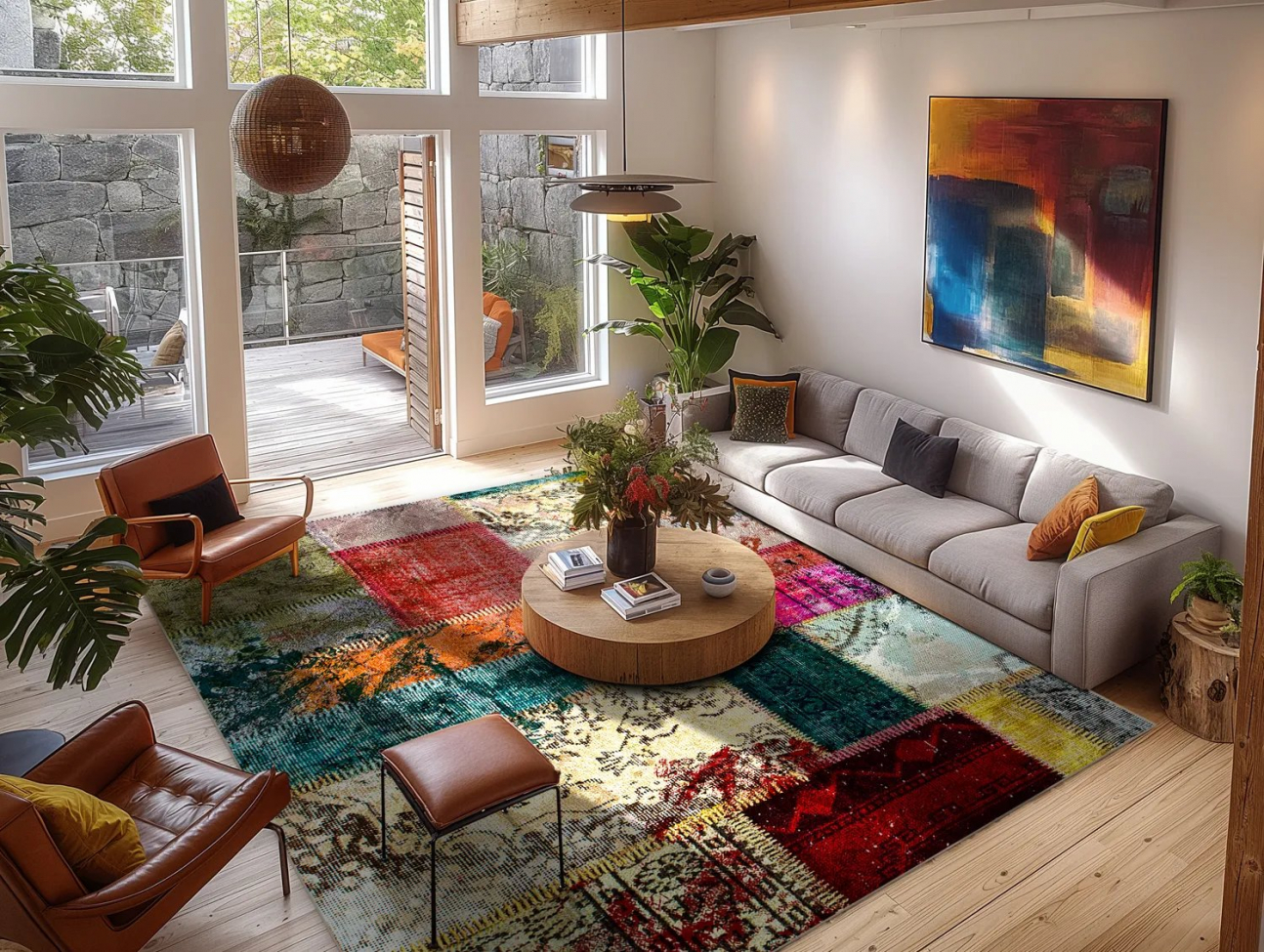 Tapis Wilton 'Ariana' 60x120cm - Multi