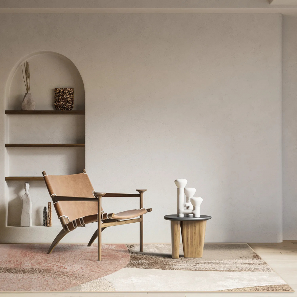 Tapis Wilton 'Fia' 130x190cm - Rose/Multi