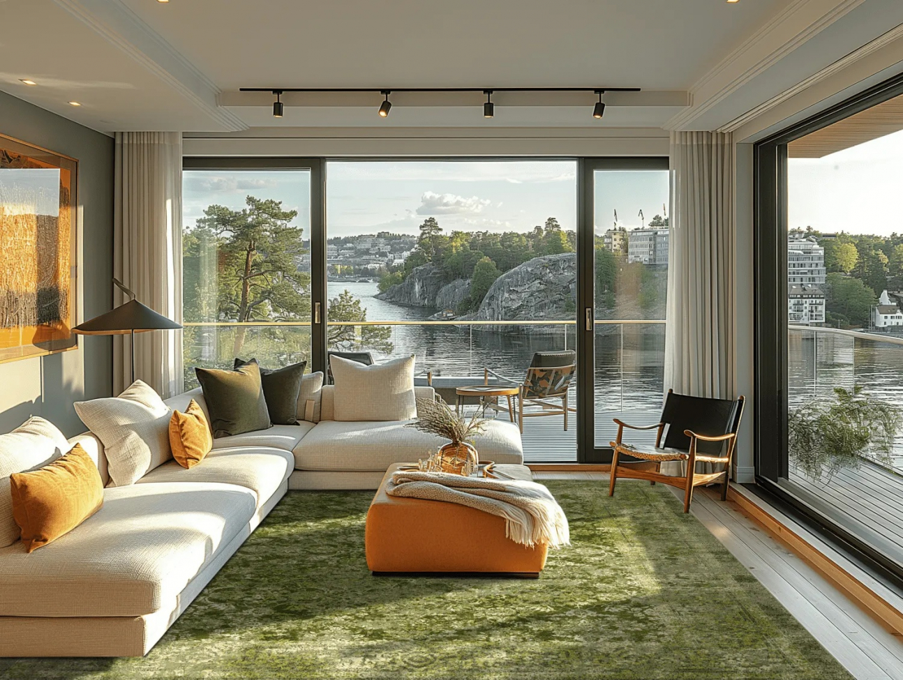 Tapis Wilton 'Denizli' 130x190cm - Vert