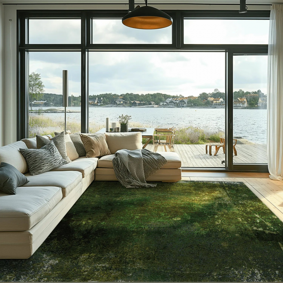 Tapis Wilton 'Estrada' 240x340cm - Vert