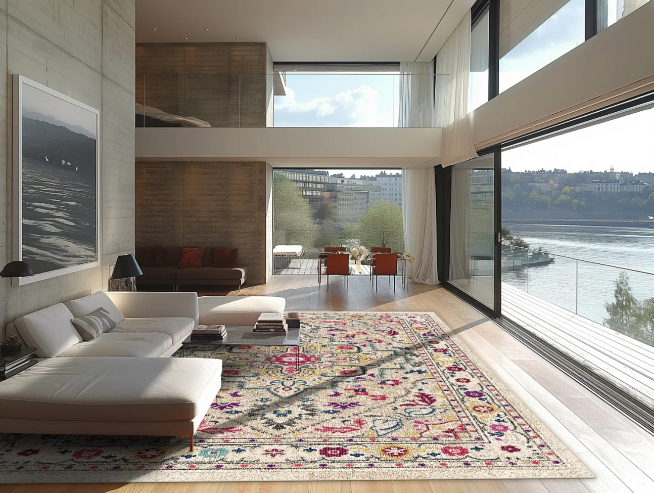 Tapis Wilton 'Castro' 80x250cm - Multi