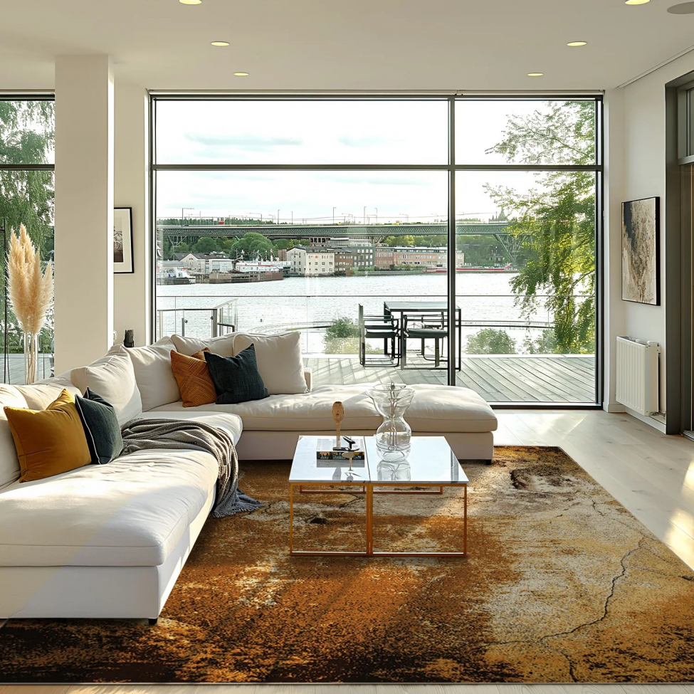 Tapis Wilton 'Olivera' 80x150cm - Brun