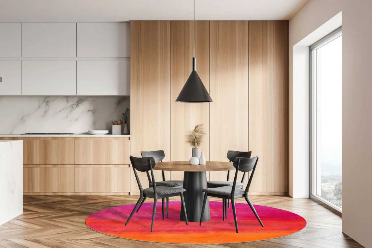 Tapis rond 'Moura' 200cm - Multi