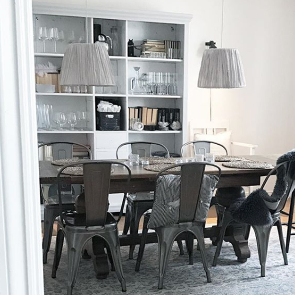 Chaise 'Montmartre' - Acier Mat