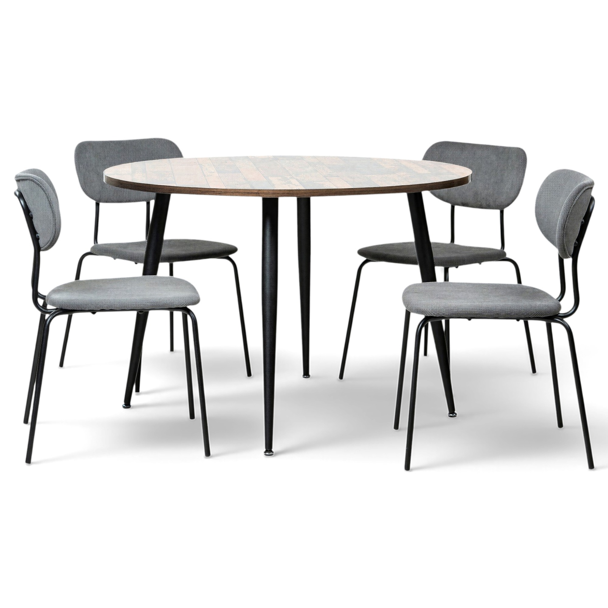 Groupe de repas 'Runt Kungsholmen' - 1 Table & 4 Chaises