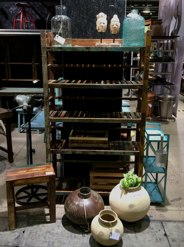 Bibliothèque 'Rustique' - Bois recyclé