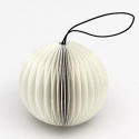 Ornement de Noël \'Snowball\' - Blanc