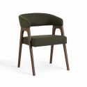 Chaise \'Alba \'- Noyer/Vert