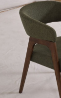 Chaise \'Alba \'- Noyer/Vert