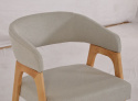 Chaise \'Alba\' - Naturel/Gris
