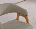 Chaise \'Alba\' - Naturel/Gris