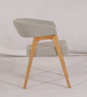 Chaise \'Alba\' - Naturel/Gris
