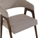 Chaise \'Alba\' - Noyer/Greige