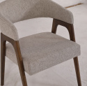 Chaise \'Alba\' - Noyer/Greige