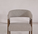 Chaise \'Alba\' - Noyer/Greige