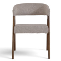 Chaise \'Alba\' - Noyer/Greige