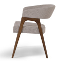 Chaise \'Alba\' - Noyer/Greige