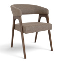 Chaise \'Alba\' - Noyer/Marron