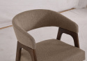 Chaise \'Alba\' - Noyer/Marron