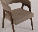 Chaise \'Alba\' - Noyer/Marron