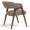 Chaise \'Alba\' - Noyer/Marron