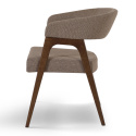 Chaise \'Alba\' - Noyer/Marron