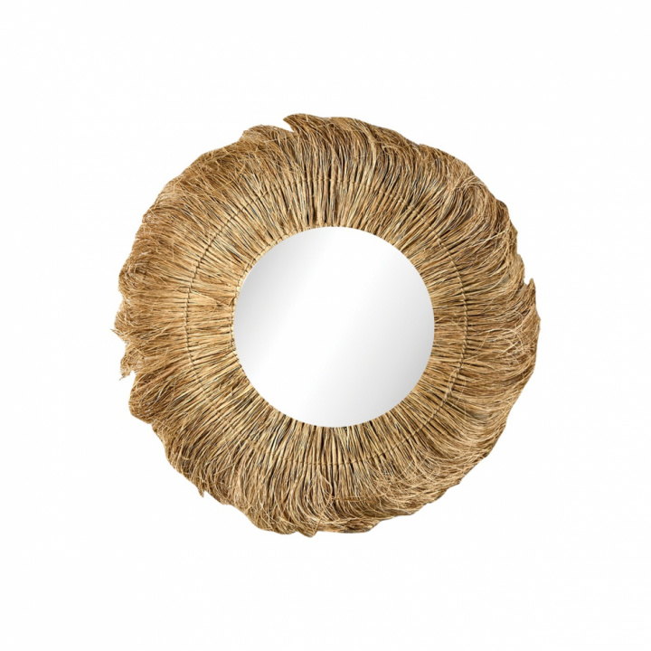 Miroir \'Stina\' rond 70cm - Nature dans le groupe Décoration / Décoration / Miroirs chez Reforma (085-544-00)