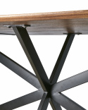 Table à manger \'Portland\' 200x100cm - Brun