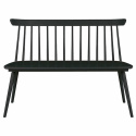 Banc \'Retro\' - Noir