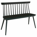 Banc \'Retro\' - Noir