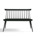 Banc \'Retro\' - Noir