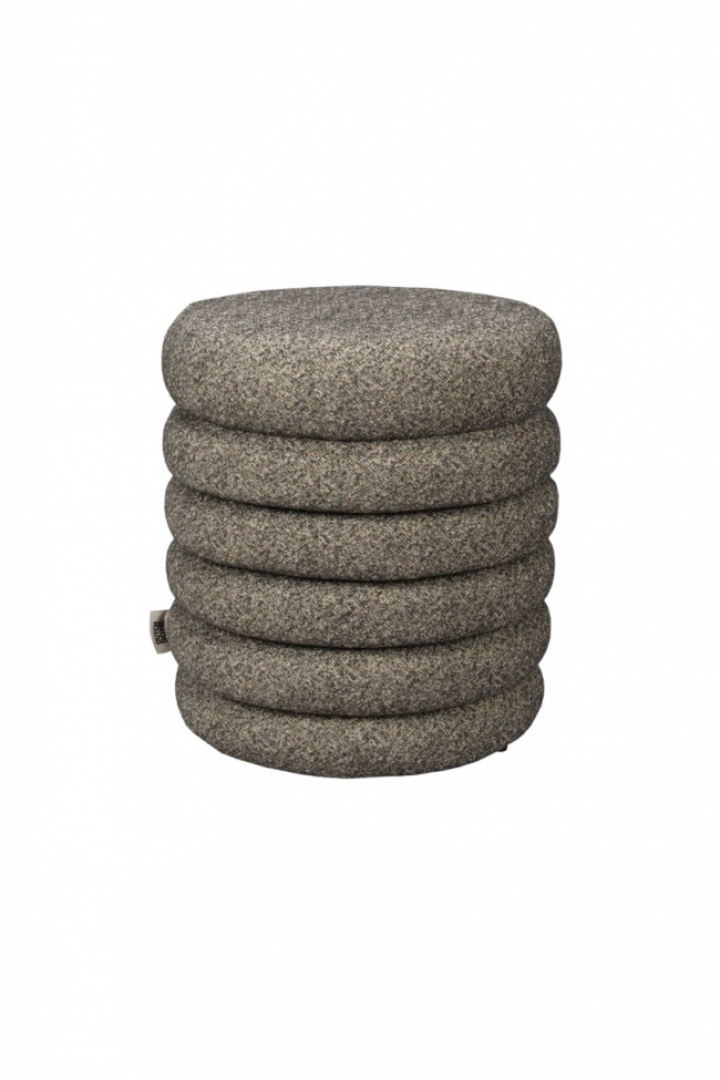 Pouf \'Fern\' - Brun/Noir dans le groupe Meubles / Meubles d\'assise / Tabourets chez Reforma (1000094)