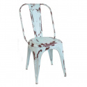 Chaise \'Montmartre\' - Vintage/Turquoise