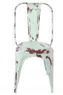 Chaise \'Montmartre\' - Vintage/Turquoise