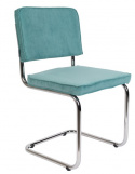 Chaise \'Ridge Rib\' - Turquoise