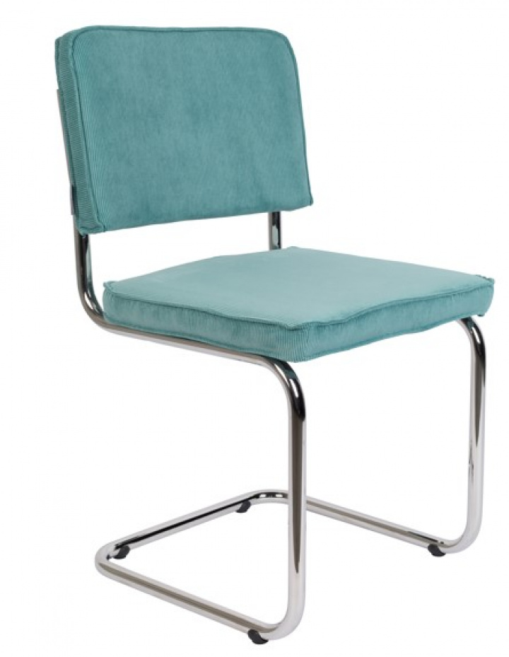 Chaise \'Ridge Rib\' - Turquoise dans le groupe Meubles / Meubles d\'assise / Chaises chez Reforma (1006007)