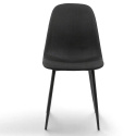 Chaise \'Gal\' - Gris/Noir