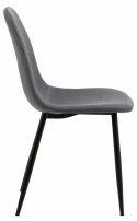 Chaise \'Gal\' - Gris/Noir